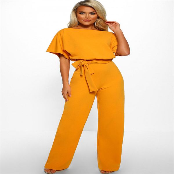 2020 women's european and american summer bright casual round neck jumpsuit 846, Black;white
2020 women's european and american summer bright casual round neck jumpsuit 846, Black;white