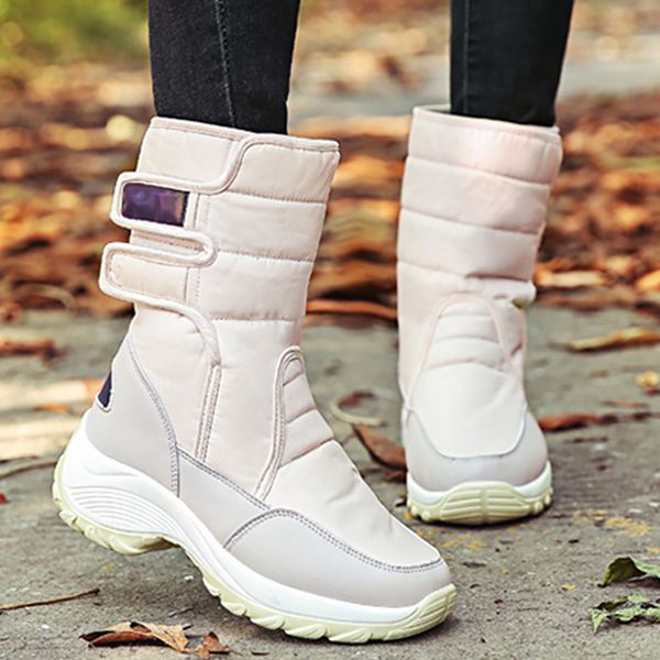 snow boots women keep warm winter mid calf boots for girls platform sturdy sole waterproof short plush shoes woman 2019 new, Black
snow boots women keep warm winter mid calf boots for girls platform sturdy sole waterproof short plush shoes woman 2019 new, Black
