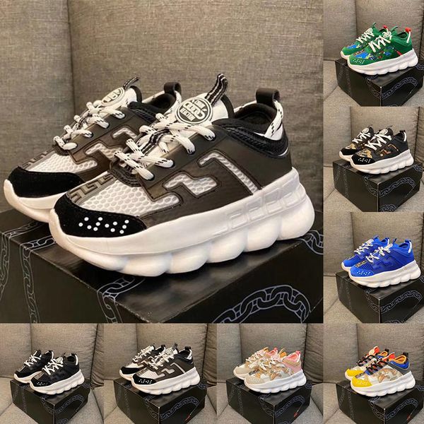 2020 chain reaction toddlers kids shoes fashion black white breathable sneakers boys girls children infant medusa designer sports trainers
2020 chain reaction toddlers kids shoes fashion black white breathable sneakers boys girls children infant medusa designer sports trainers