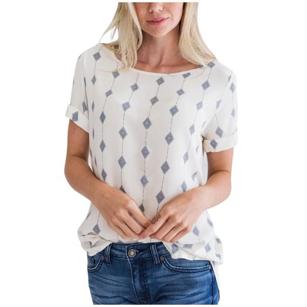 summer blouse women boho print o-neck short sleeve shirt casual female tunic blouse easy 2020 blusas mujer, White
summer blouse women boho print o-neck short sleeve shirt casual female tunic blouse easy 2020 blusas mujer, White