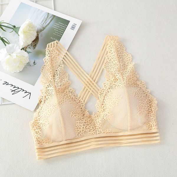 women lace deep v-neck bra summer tank beauty back padded bra female underwear fashion, Black;white
women lace deep v-neck bra summer tank beauty back padded bra female underwear fashion, Black;white