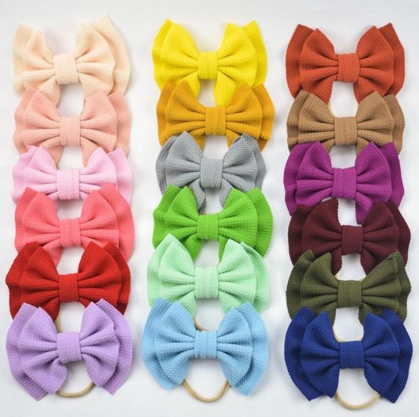 36pcs/lot 5.5inch large baby knot bow skinny nylon headbands, newborn baby headbands, fits most, Slivery;white
36pcs/lot 5.5inch large baby knot bow skinny nylon headbands, newborn baby headbands, fits most, Slivery;white