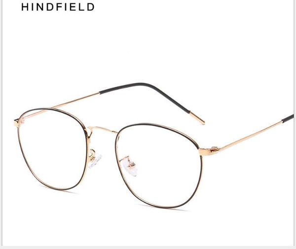 metal retro circular frame glasses for men and women, White;black 
metal retro circular frame glasses for men and women, White;black