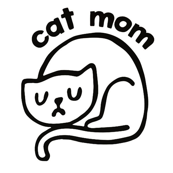16*13.9cm cat mom vinyl sticker lone cat mom car accessories motorcycle helmet car styling
16*13.9cm cat mom vinyl sticker lone cat mom car accessories motorcycle helmet car styling