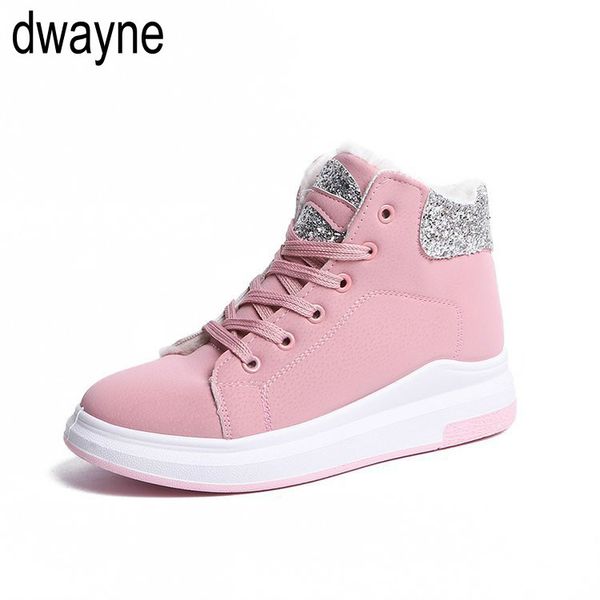 women warm winter boots female casual women shoes suede ankle boots botas mujer flat plush insole snows ladies shoes fgb7, Black