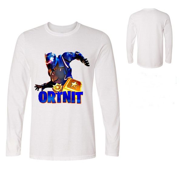 men famous game battle royale long sleeve pure cotton t-shirt omega knight skin t shirt homme victory royale warrior tee shirts, White;black
men famous game battle royale long sleeve pure cotton t-shirt omega knight skin t shirt homme victory royale warrior tee shirts, White;black