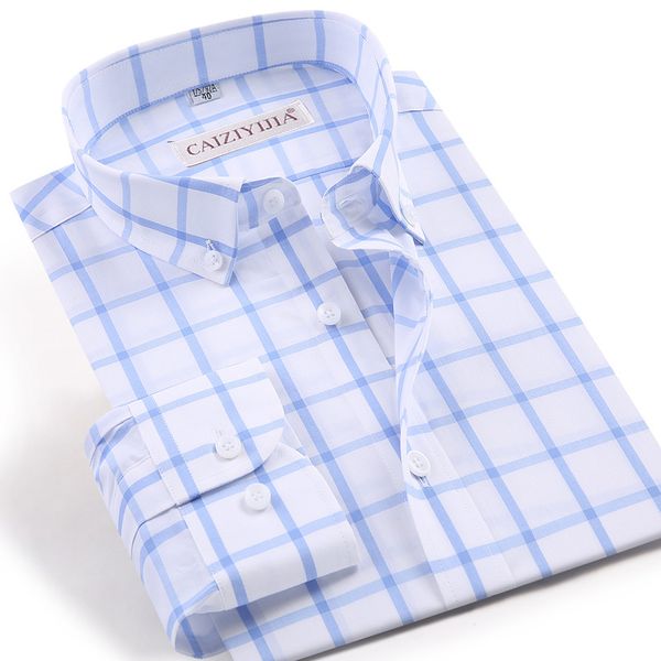 men's fashion long sleeve plaid checkered dress shirt easy care fabric - wrinkle casual gingham button down cotton shirts, White;black
men's fashion long sleeve plaid checkered dress shirt easy care fabric - wrinkle casual gingham button down cotton shirts, White;black