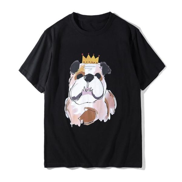 новая мода mens конструктора t shirt мужчины женщины хлопка высокого качества с короткими рукавами пары собак печати футболку, White;black 
новая мода mens конструктора t shirt мужчины женщины хлопка высокого качества с короткими рукавами пары собак печати футболку, White;black