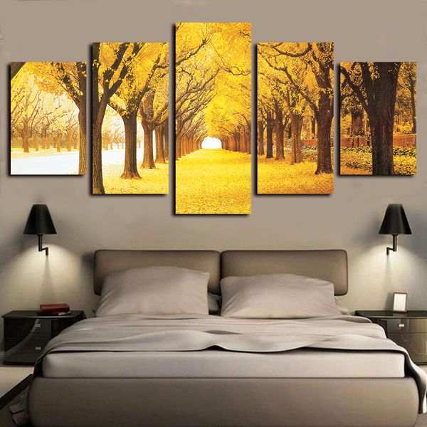 5 panels romantic golden autumn modern artworks giclee canvas wall art for kid home wall decor abstract poster canvas print oil painting
5 panels romantic golden autumn modern artworks giclee canvas wall art for kid home wall decor abstract poster canvas print oil painting