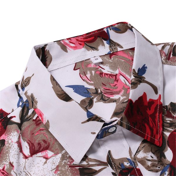klv 2020 men's slim fit flower printed shirts male short sleeve floral shirt men basic casual plus size shirts cloth 0310, White;black
klv 2020 men's slim fit flower printed shirts male short sleeve floral shirt men basic casual plus size shirts cloth 0310, White;black