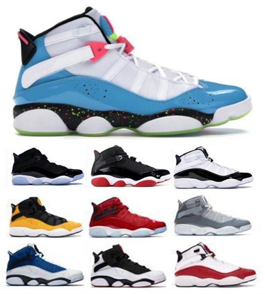 6 6s six rings mens basketball shoes cool grey concord bred green gym red space jam men women authentic sports sneakers 36-47
6 6s six rings mens basketball shoes cool grey concord bred green gym red space jam men women authentic sports sneakers 36-47
