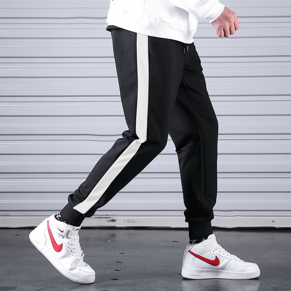 fashion men casual sweatpants fitness side stripe sportswear joggers pants cotton new male gyms trousers pantalones hombre ing, Black
fashion men casual sweatpants fitness side stripe sportswear joggers pants cotton new male gyms trousers pantalones hombre ing, Black