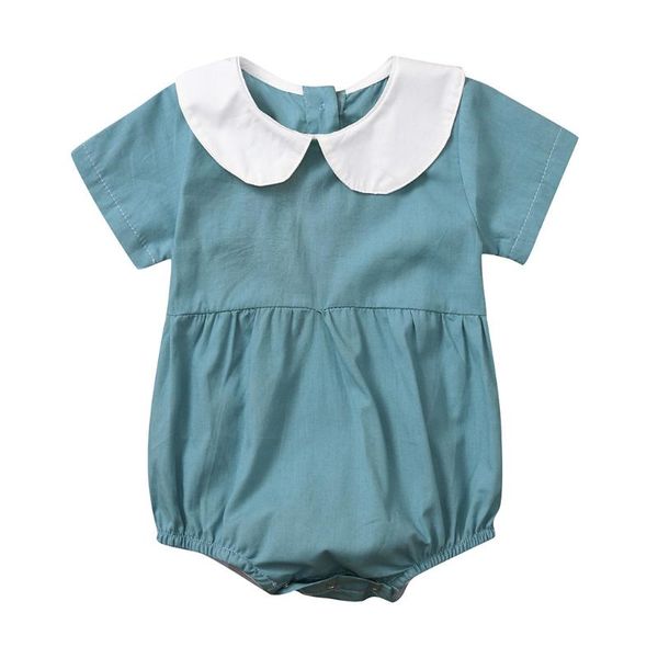 baby girls casual romper infant baby girl summer peter pan collar solid romper toddler kids simple short sleeve bodysuit #lr1, Blue
baby girls casual romper infant baby girl summer peter pan collar solid romper toddler kids simple short sleeve bodysuit #lr1, Blue