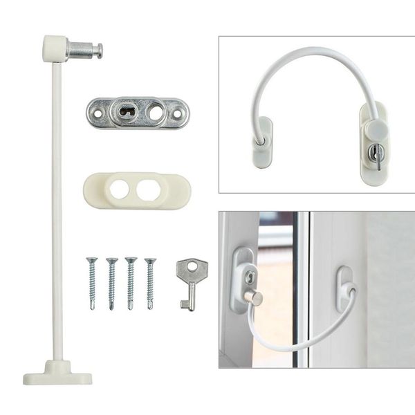 door window security lock window restrictor safety device key lock child safe 210mm limit child safety doors
door window security lock window restrictor safety device key lock child safe 210mm limit child safety doors