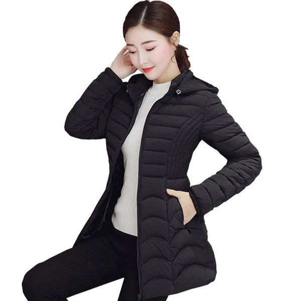 b2752 2019 autumn winter new women's fashion pure color slim cotton-padded clothes wholesale, Black
b2752 2019 autumn winter new women's fashion pure color slim cotton-padded clothes wholesale, Black