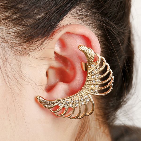 new fashion crystal ear cuff earring gold/silver plated angle wing feather clip stud earring gift for women girl 3e1226
new fashion crystal ear cuff earring gold/silver plated angle wing feather clip stud earring gift for women girl 3e1226