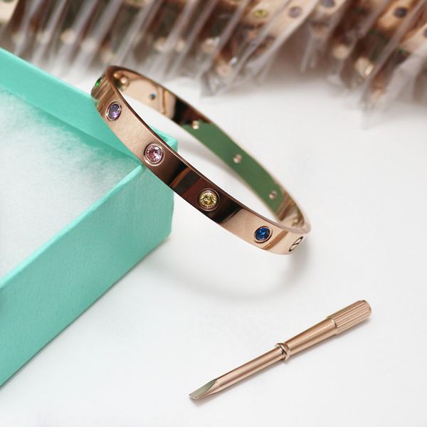 european and american colored zircon rose gold color fashion bracelet luxury generous temperament creative wild couple bracelet jewelry, Golden;silver
european and american colored zircon rose gold color fashion bracelet luxury generous temperament creative wild couple bracelet jewelry, Golden;silver