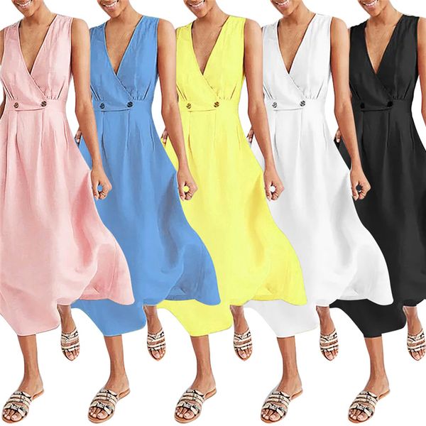 women's summer sundress spaghetti strap button down dress, Black;gray
women's summer sundress spaghetti strap button down dress, Black;gray