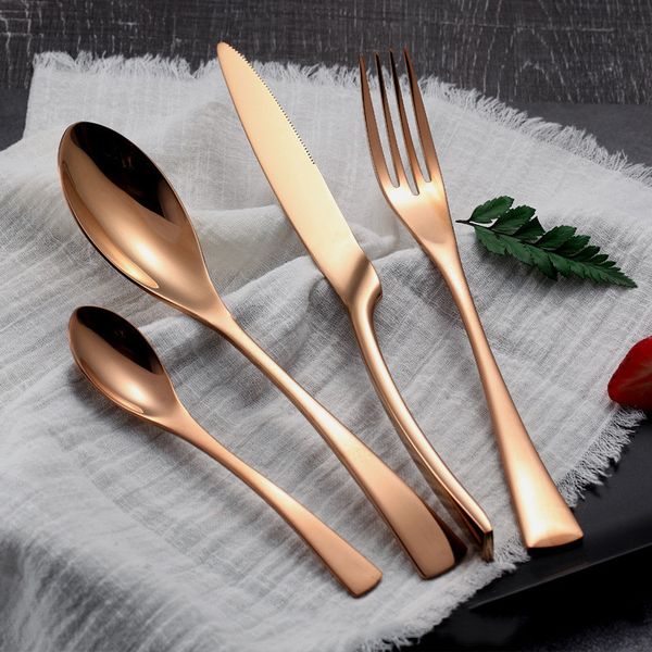 rose gold western cutlery set western tableware set 4pcs stainless steel western flatware set wedding banquet
rose gold western cutlery set western tableware set 4pcs stainless steel western flatware set wedding banquet