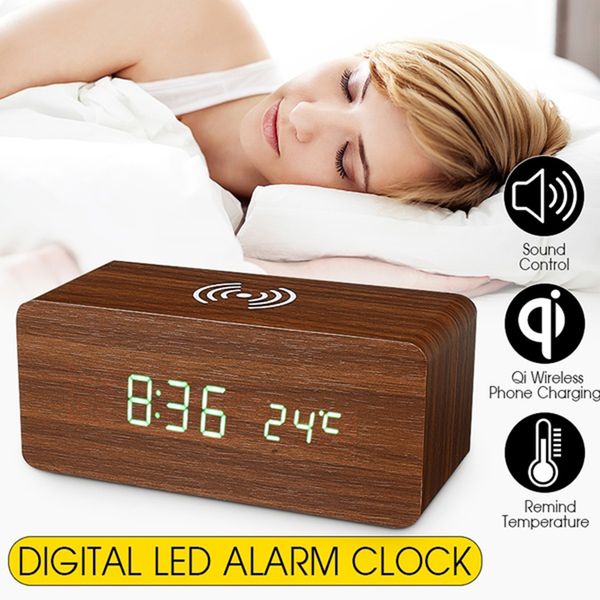 digital led alarm clock wood qi wireless charger for iphone x xs max xr 8 for samsung s10 9 8 note 8 phone charging station dock
digital led alarm clock wood qi wireless charger for iphone x xs max xr 8 for samsung s10 9 8 note 8 phone charging station dock