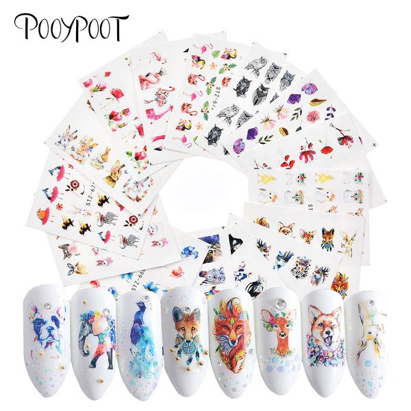 pooypoot 15pcs nail stickers water decals animals wolf flamingo deer nail art transfer slider sticker for diy decorations, Black
pooypoot 15pcs nail stickers water decals animals wolf flamingo deer nail art transfer slider sticker for diy decorations, Black