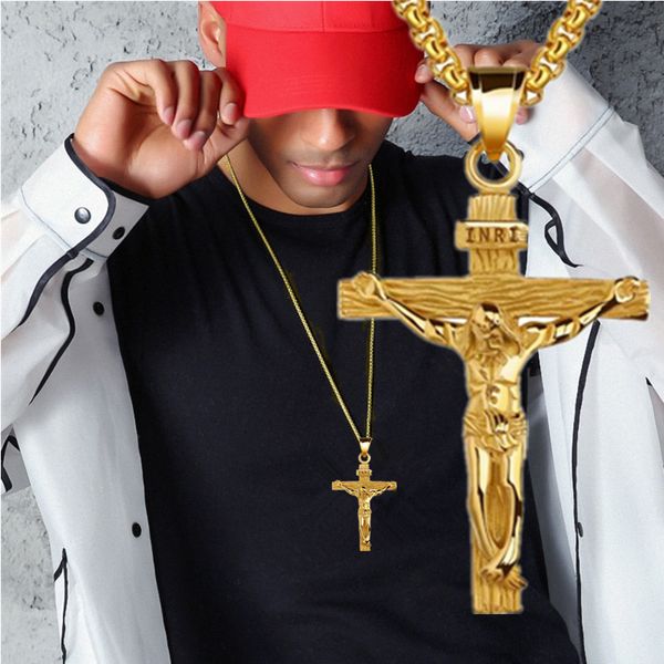 personality fashion christian prayer gold silver color stainless steel cross pendant necklace keel chain gifts
personality fashion christian prayer gold silver color stainless steel cross pendant necklace keel chain gifts