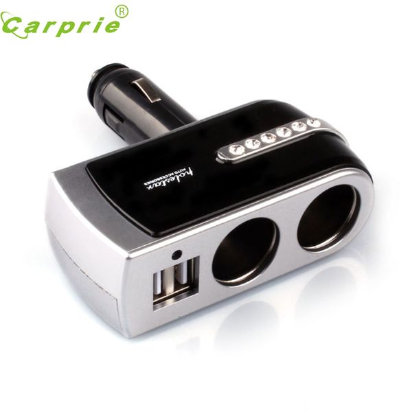 new arrival 2 usb charger supply + double sockets car cigarette lighter extender splitter
new arrival 2 usb charger supply + double sockets car cigarette lighter extender splitter