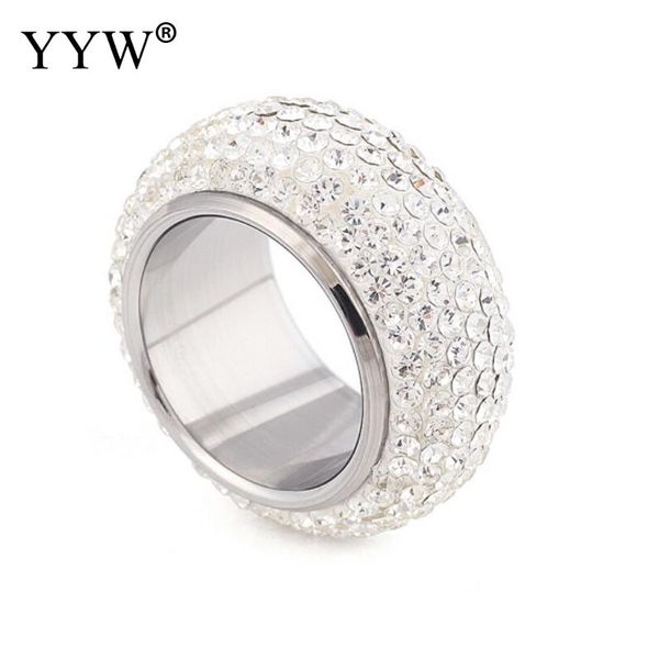 yyw 2019 new fashion women rings crystal wedding rings for women fashion rhinestone stainless steel female jewelry anillos mujer, Slivery;golden
yyw 2019 new fashion women rings crystal wedding rings for women fashion rhinestone stainless steel female jewelry anillos mujer, Slivery;golden