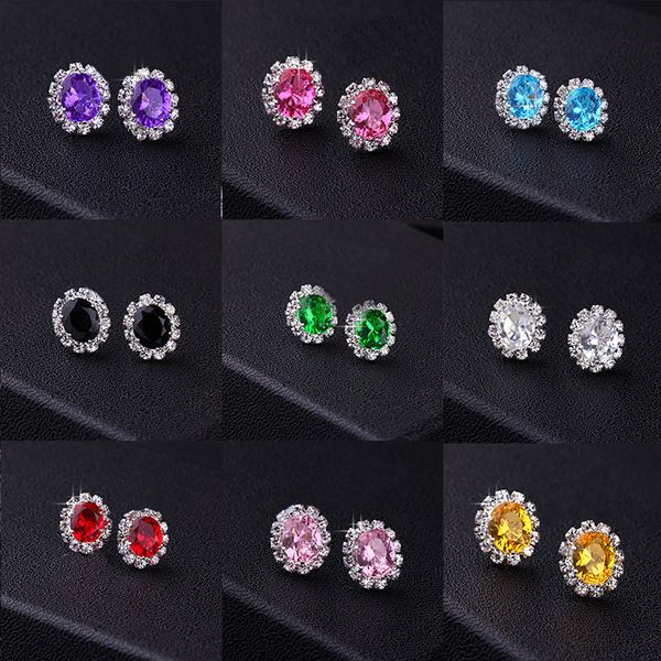 fashion women earrings multicolor elegant zircon rhinestone stud earrings for women accessories jewelry wedding boucle d'oreille, Golden;silver
fashion women earrings multicolor elegant zircon rhinestone stud earrings for women accessories jewelry wedding boucle d'oreille, Golden;silver