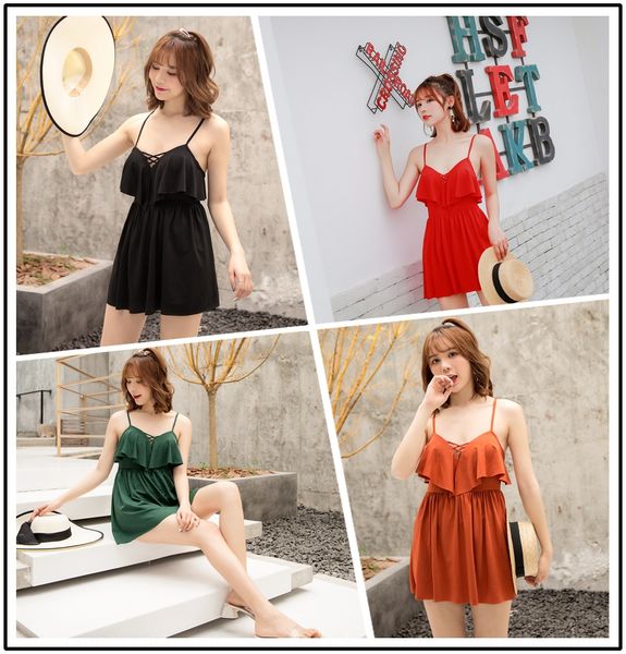 snxyl 2020 women's swimsuit spring solid color series belly-covering skinny flounces big skirt steel holder swimsuit party party gather, White;black
snxyl 2020 women's swimsuit spring solid color series belly-covering skinny flounces big skirt steel holder swimsuit party party gather, White;black