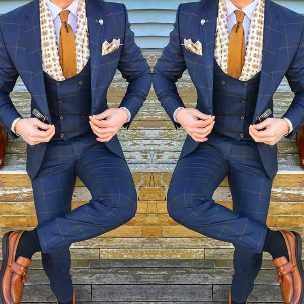 2019 fashion plaid wedding suits for men custom made notch lapel groom tuxedos groomsmen businessmen suit, Black;gray
2019 fashion plaid wedding suits for men custom made notch lapel groom tuxedos groomsmen businessmen suit, Black;gray