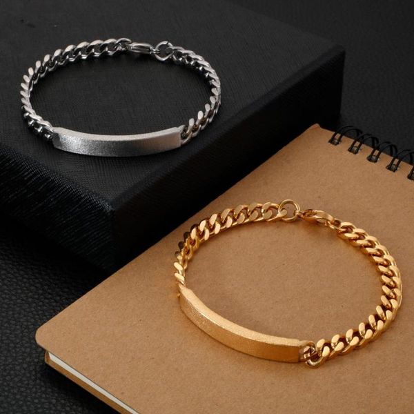 6mm width new cuba quality silver gold color 316l stainless steel link chain bracelets for man matte texture never fade, Black
6mm width new cuba quality silver gold color 316l stainless steel link chain bracelets for man matte texture never fade, Black