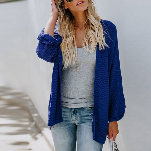 women solid color sweater knitting cardigan long sleeve coat for spring autumn@88, Black;white
women solid color sweater knitting cardigan long sleeve coat for spring autumn@88, Black;white