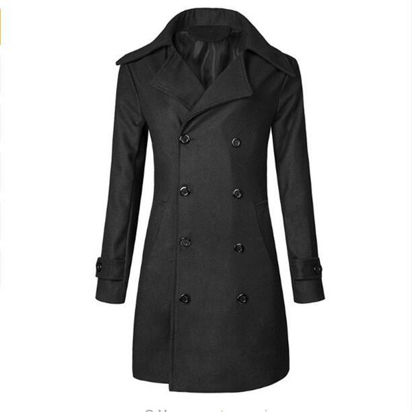 2018 fashion double breast long trench coat men winter long sleeve sobretudo masculino mens overcoat, Tan;black
2018 fashion double breast long trench coat men winter long sleeve sobretudo masculino mens overcoat, Tan;black