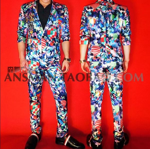 2018 nuevos hombres ropa slim high-end color camouflage badge traje chaquetas hombre cantante trajes club estilista de pelo, White;black
2018 nuevos hombres ropa slim high-end color camouflage badge traje chaquetas hombre cantante trajes club estilista de pelo, White;black