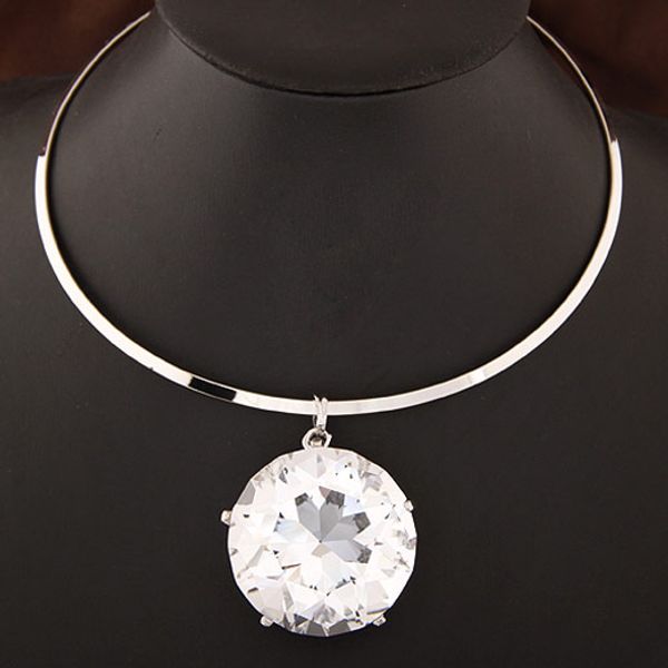 fashion exaggerated elegant big stone pendant necklace women chunky choker women collar jewelry, Golden;silver
fashion exaggerated elegant big stone pendant necklace women chunky choker women collar jewelry, Golden;silver