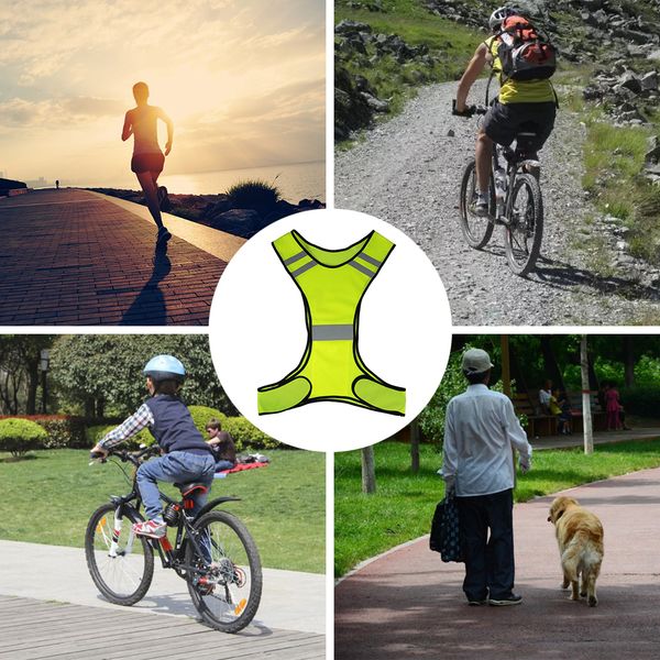 reflective outdoor cycling safety protective vest bike bicycle harness night running jogging vest men women, Black
reflective outdoor cycling safety protective vest bike bicycle harness night running jogging vest men women, Black