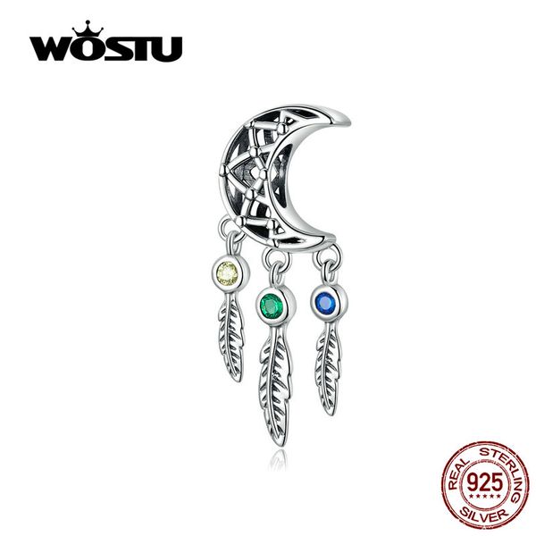 wostu 2019 new arrival moon dreamcatcher charms fit bracelet & bangle 100% real sterling silver pendant beads gift cqc1232, Bronze;silver
wostu 2019 new arrival moon dreamcatcher charms fit bracelet & bangle 100% real sterling silver pendant beads gift cqc1232, Bronze;silver