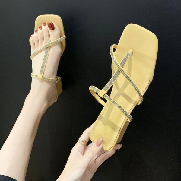 square heel female shoes slippers casual glitter slides med shose women rubber flip flops block soft 2020 jelly hawaiian, Black
square heel female shoes slippers casual glitter slides med shose women rubber flip flops block soft 2020 jelly hawaiian, Black