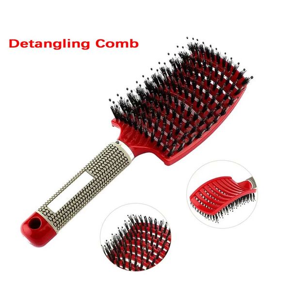 detangle hairbrush men women wet comb hair brush professional hair brush massage comb brush for hair hairdresser hairdressing tools, Silver
detangle hairbrush men women wet comb hair brush professional hair brush massage comb brush for hair hairdresser hairdressing tools, Silver
