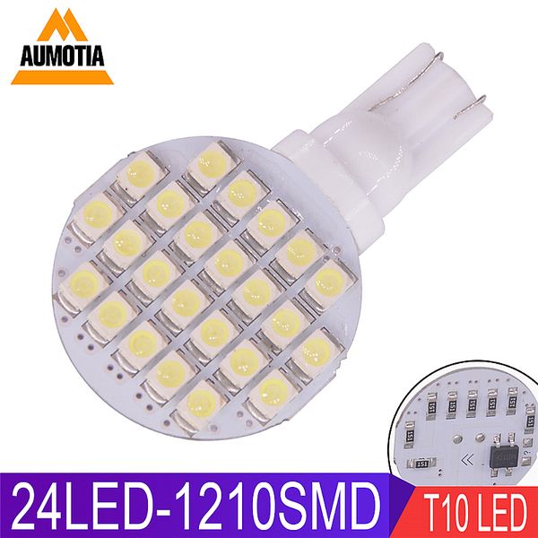 100x t10 non-polarity led 194 w5w 24 led 501 1210 smd car auto turn side license plate light marker lamp bulb dc12v
100x t10 non-polarity led 194 w5w 24 led 501 1210 smd car auto turn side license plate light marker lamp bulb dc12v