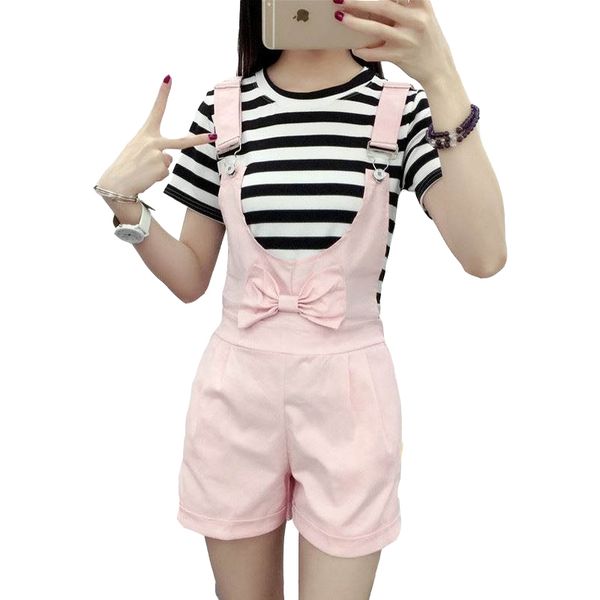 new 2020 summer cute cowboy pure white strap shorts loose loose thin bow tie girls shoulder strap shorts, White;black
new 2020 summer cute cowboy pure white strap shorts loose loose thin bow tie girls shoulder strap shorts, White;black