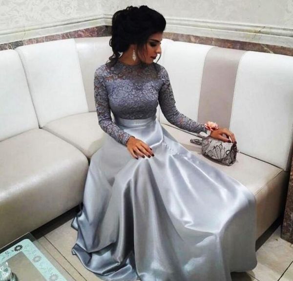 modest silver lace evening dresses with long sleeves vintage high neck prom dress elegant floor length a-line special occasion dress, Black;red
modest silver lace evening dresses with long sleeves vintage high neck prom dress elegant floor length a-line special occasion dress, Black;red