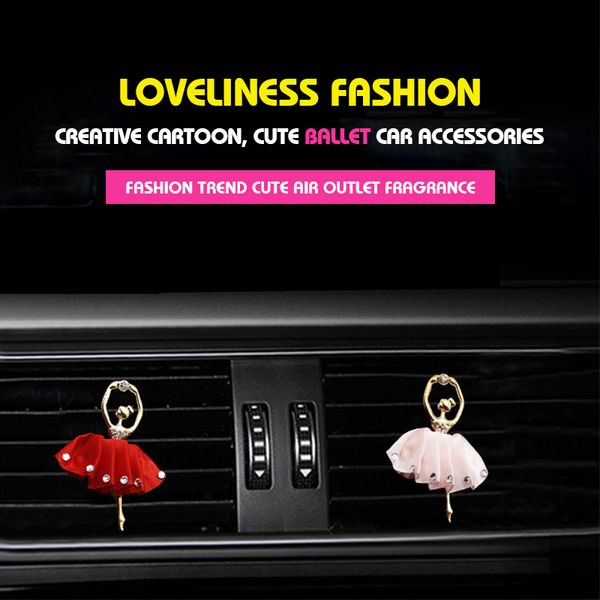 lovely ballerina car air vent freshener smelling in the car perfume flavoring air purifier for auto decoration accessories
lovely ballerina car air vent freshener smelling in the car perfume flavoring air purifier for auto decoration accessories