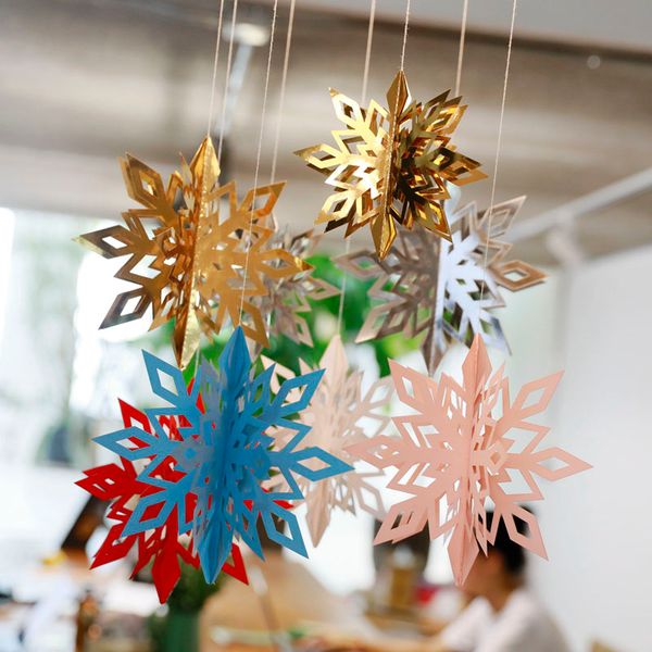 2 pcs 3d snowflake hanging ornaments hollow decoration for christmas party home h99f
2 pcs 3d snowflake hanging ornaments hollow decoration for christmas party home h99f