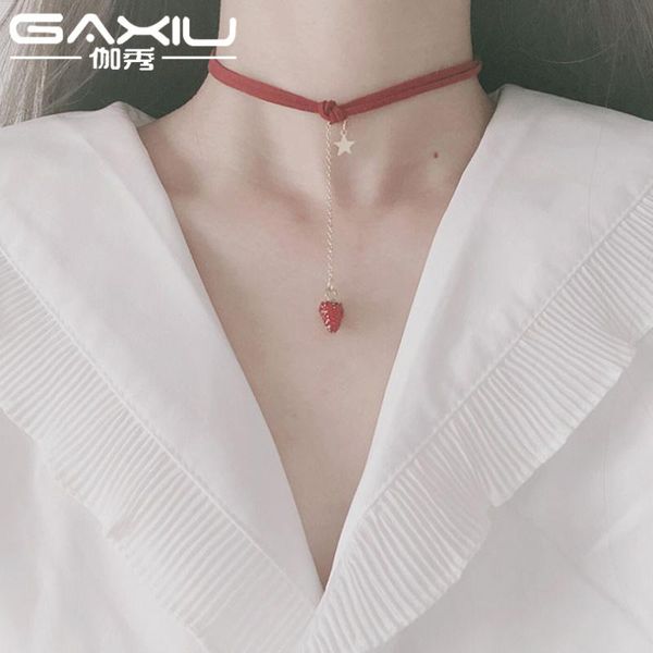 клубничный star choker для женщин регулируемой красный коротких ожерелий женщин фрукты партия способа ювелирных collier femme 2019, Golden;silver
клубничный star choker для женщин регулируемой красный коротких ожерелий женщин фрукты партия способа ювелирных collier femme 2019, Golden;silver