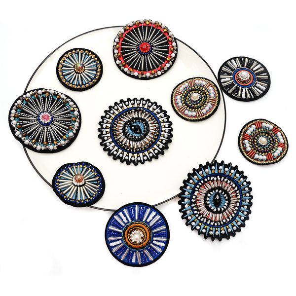gugutree beaded embroidery pearl round patch animal cartoon patches badges applique patches for clothing sk-54, Black
gugutree beaded embroidery pearl round patch animal cartoon patches badges applique patches for clothing sk-54, Black