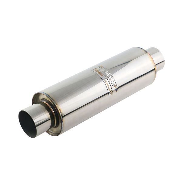 jzz universal exhaust resonator stainless steel 201 low flow powerful muffler
jzz universal exhaust resonator stainless steel 201 low flow powerful muffler