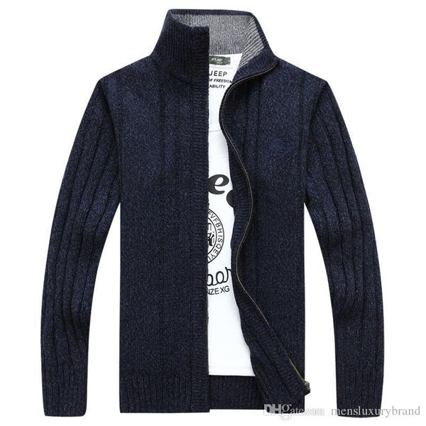 cardigan winter autumn fashion solid color sweaters stand collar long sleeved knitted sweater loose mens sweaters, White;black
cardigan winter autumn fashion solid color sweaters stand collar long sleeved knitted sweater loose mens sweaters, White;black