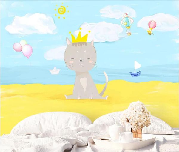 kids bedroom wallpaper 3d carton cat wall mura custom p wall papers roll for children room waterproof contact paper
kids bedroom wallpaper 3d carton cat wall mura custom p wall papers roll for children room waterproof contact paper